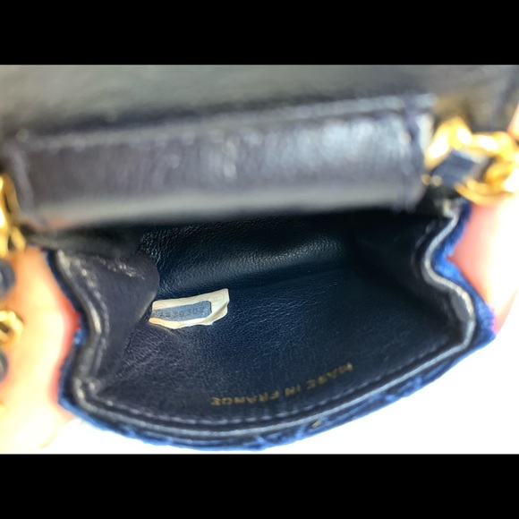 SOLD Chanel Mini Micro Velvet Bag - Picture 5 of 5